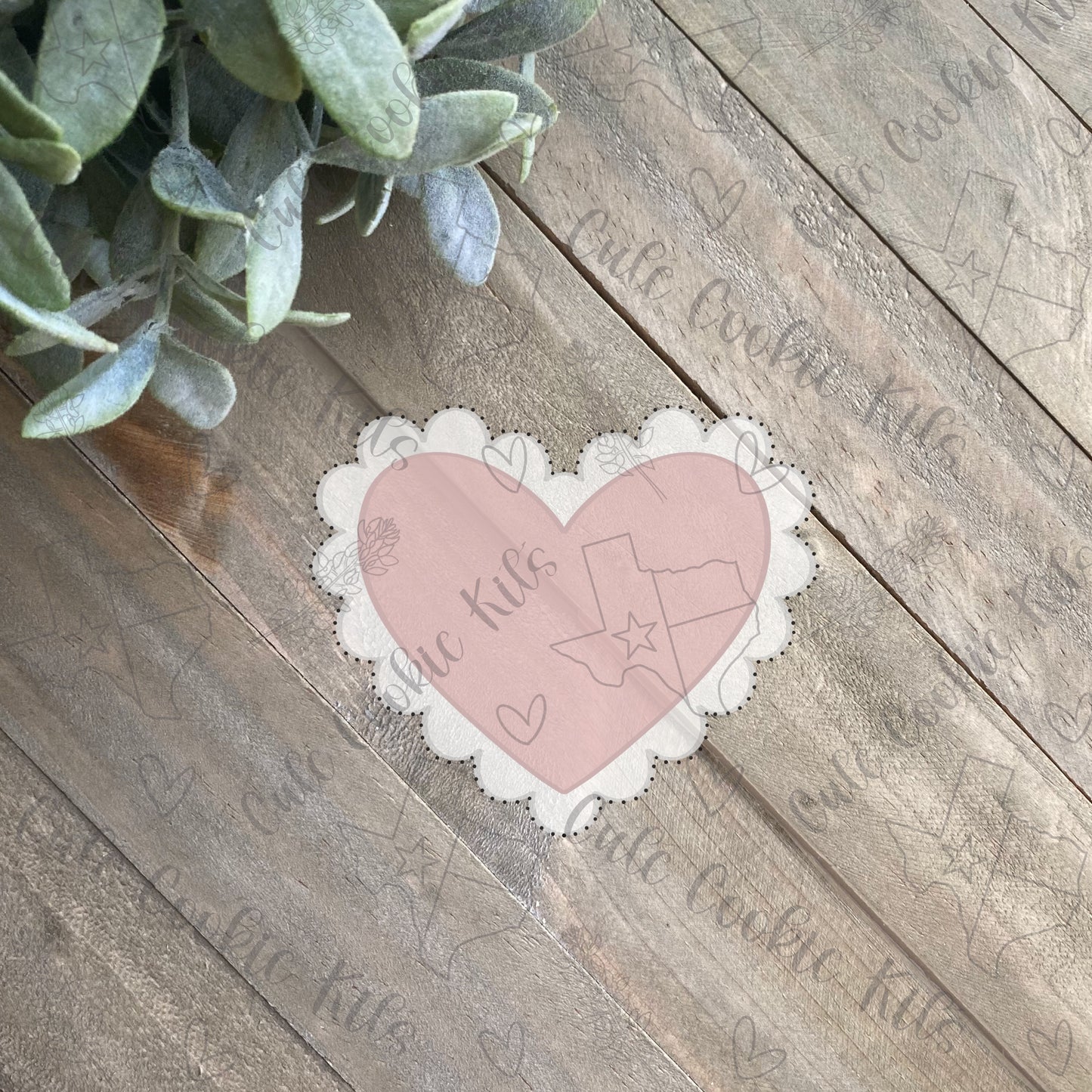 Scalloped Heart Cookie Cutter - CCK858