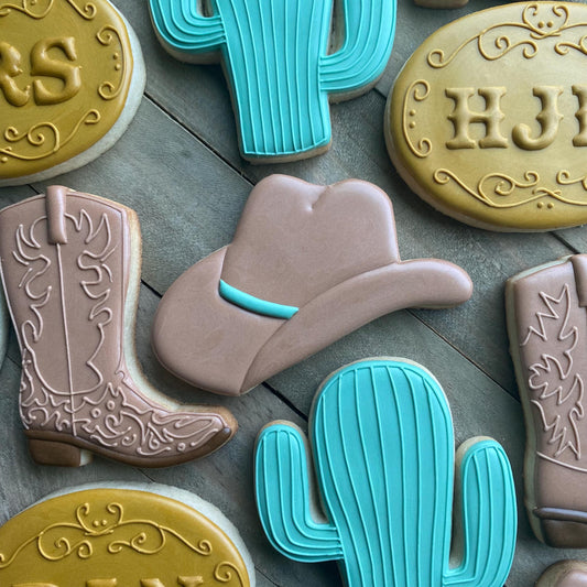 Cowboy Hat Cookie Cutter - Perfect for Western, Rodeo, Country, Farm Themed Cookies - Cutter for Dough, Fondant, Clay, and More (CCK841)