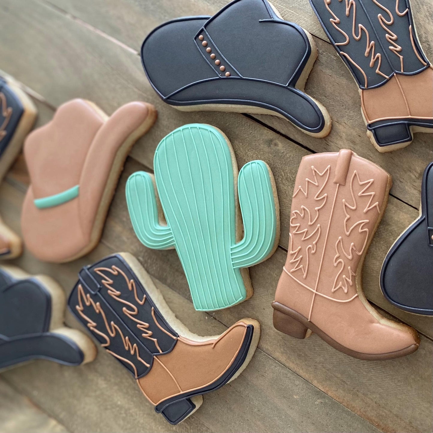Cowboy Boot Cookie Cutter - Perfect for Western, Rodeo, Country, Farm Themed Cookies - Cutter for Dough, Fondant, Clay, and More (CCK324)