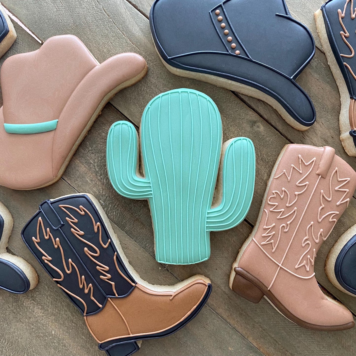 Cactus Cookie Cutter - Perfect for Western, Rodeo, Country, Succulent Themed Cookies - Cutter for Dough, Fondant, Clay, and More (CCK323)