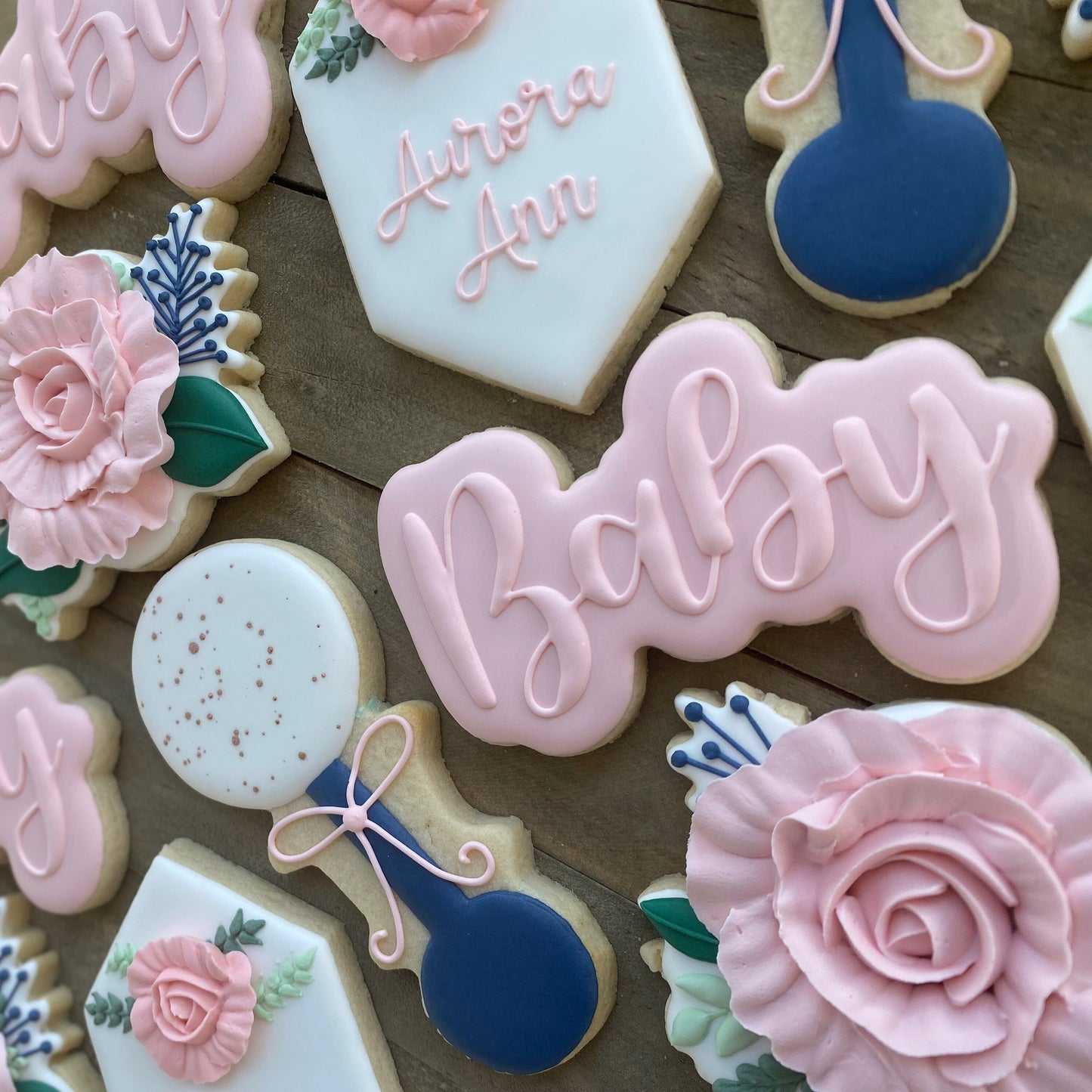 Baby Word Plaque Cookie Cutter - Script Lettering - Perfect for Baby Shower - Cutter for Dough, Fondant, Clay, and More (#CCK500)