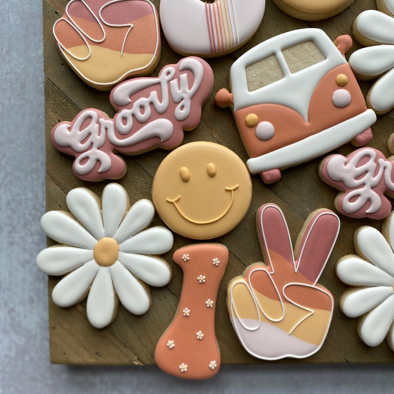 Groovy Plaque Files for Stencils, Projectors, Eddie - Instant Download for Eddie, Cricut, Silhouette - Personal Use Only - SVG, JPEG, PNG