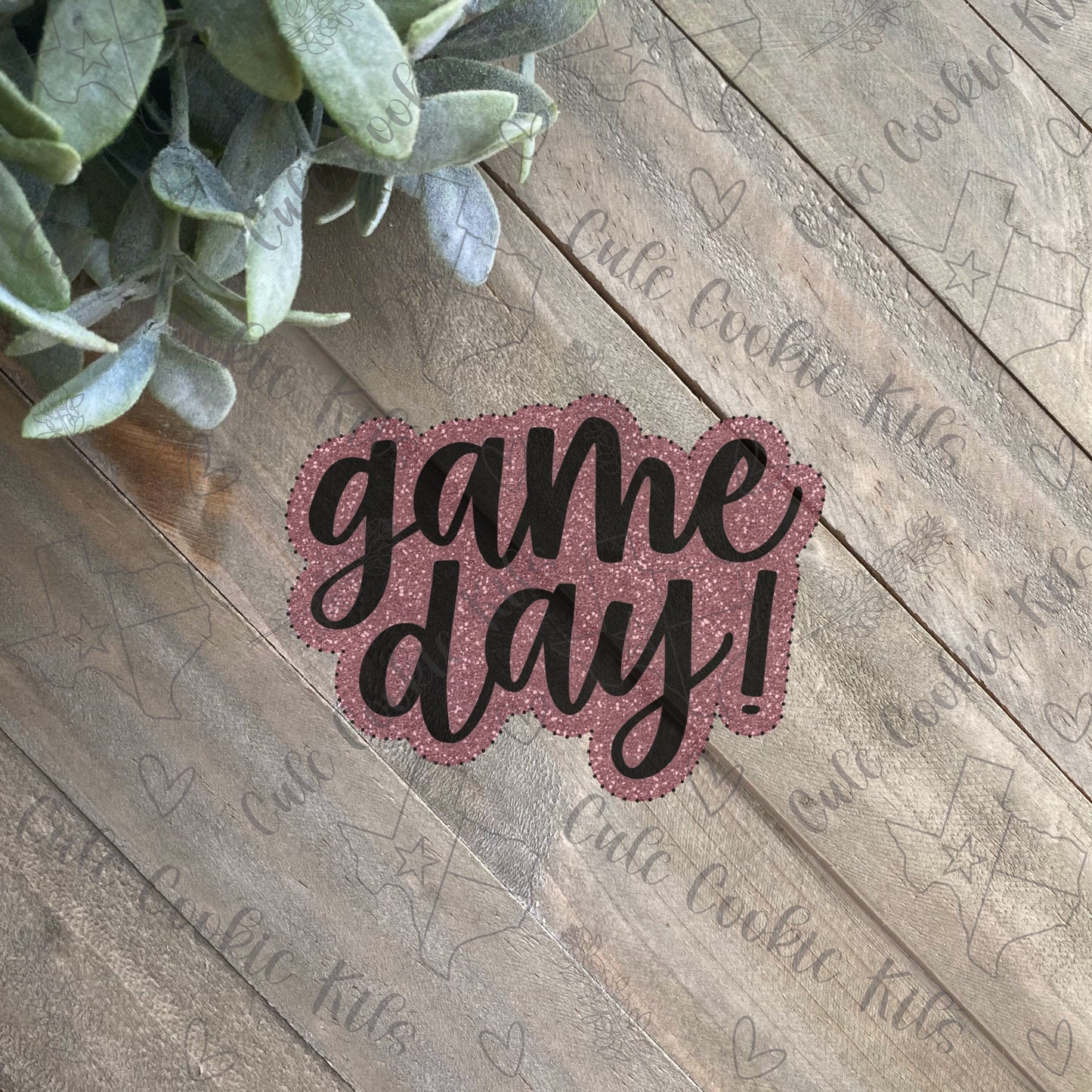 Football Game Day Cookie Cutters - Set of 6 or Individuals - Multiple Sizes Available - Hand Sketched Shapes and 3D Printed to Order