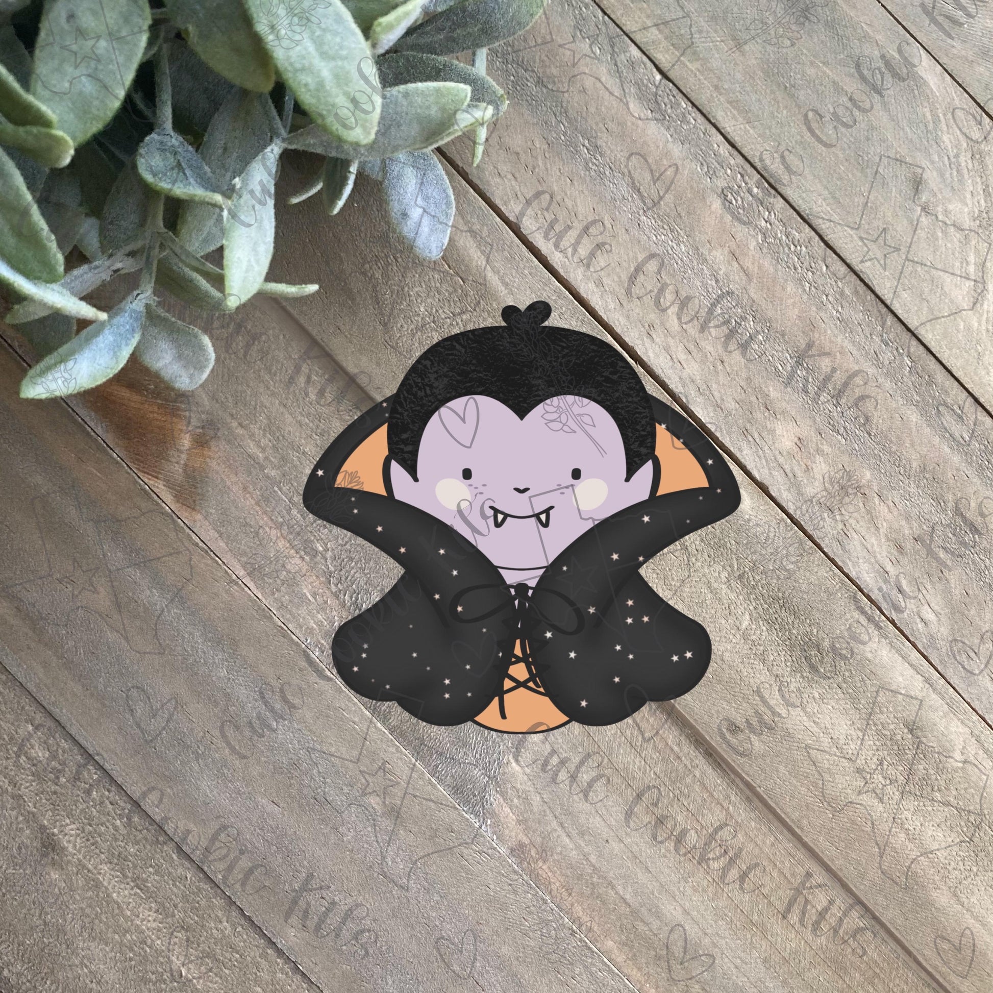 Drake the Vampire Cookie Cutter - Perfect for Halloween, Spooky, Costume Theme and Sets - Cutter for Dough, Fondant, Clay, and More (CCK834)