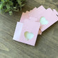 Auto-Pop Heart Window Boxes -  3-1/2” x 4” x 1-1/2” Favor Boxes - Food Safe, Easy to Assemble - Perfect for Drop Cookies, Sugar Cookies, and more