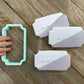 Noah Plaque Cookie Cutter - Versatile Notched Corner Rectangle, Inverted Corner Rectangle (#CCK201)