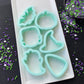 Micro 1” Halloween Cutters for Polymer Clay and Micro Cookies - Set of 6 or Individuals - Size 1” to 1.25”