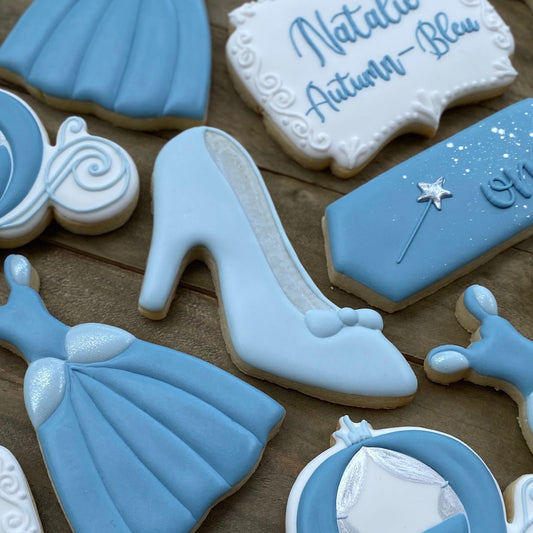 Princess Slipper Heel Cookie Cutter - Size Up Recommended - Perfect Fairytale, Fashion Sets - Cutter for Dough, Fondant, and More (CCK338)