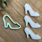 STL File Fairytale Princess Slipper Heel Cookie Cutter - 3.5 and 4 inch CCK338 - Instant Download for 3D Printing at Home, Personal Use Only