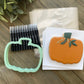 Draw Your Own Jack-o-lantern - Packaging Set of 12 with Cookie Cutter - Cookie Boards, Heat Seal Bags, Mini Edible Pens - Just Add Cookies