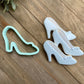 Princess Slipper Heel Cookie Cutter - Size Up Recommended - Perfect Fairytale, Fashion Sets - Cutter for Dough, Fondant, and More (CCK338)