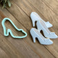 STL File Fairytale Princess Slipper Heel Cookie Cutter - 3.5 and 4 inch CCK338 - Instant Download for 3D Printing at Home, Personal Use Only