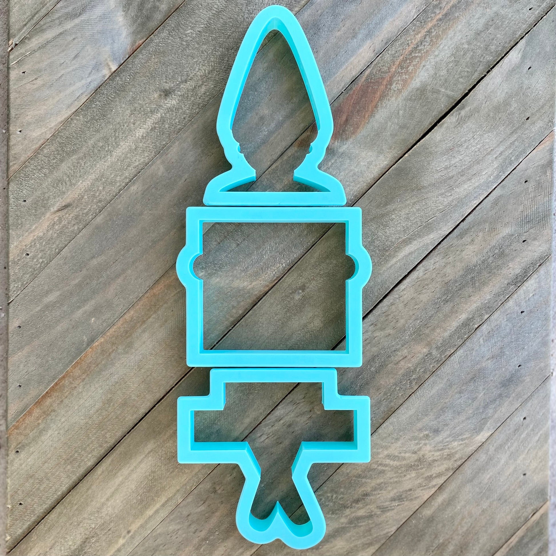 Elf Stacker Cookie Cutters - Christmas Elf Plaque, Set of 3 or Individual Cutters - Cutter for Dough, Clay, and More (#CCK400-2)