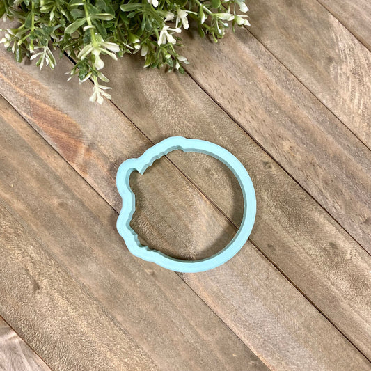 Dana Wreath Circle Cookie Cutter - Perfect for Baby Shower, Wedding, Floral Cookies - Cutter for Dough, Fondant, Clay, and More (#CCK215)