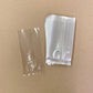 Crystal Clear Heavy Duty Heat Sealable Bags - 3” x 5-1/2” - Thick, Food Safe, Notched - Perfect for Packaging Cookies, Sprinkles, and more