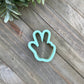 Jeeper Wave Cookie Cutter - Hand Sign, Finger Wave for Off-road Vehicle Club - Cutter for Dough and More (#CCK309)