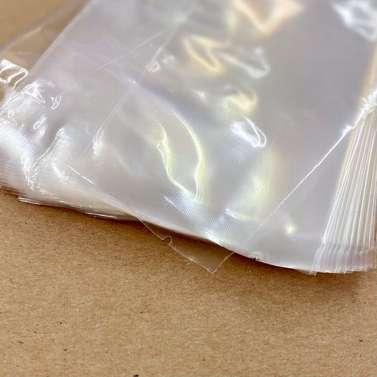 Crystal Clear Heavy Duty Heat Sealable Bags - 3-3/4” x 6-1/4” - Thick, Food Safe, Notched - Perfect for Packaging Cookies, Treats, and more