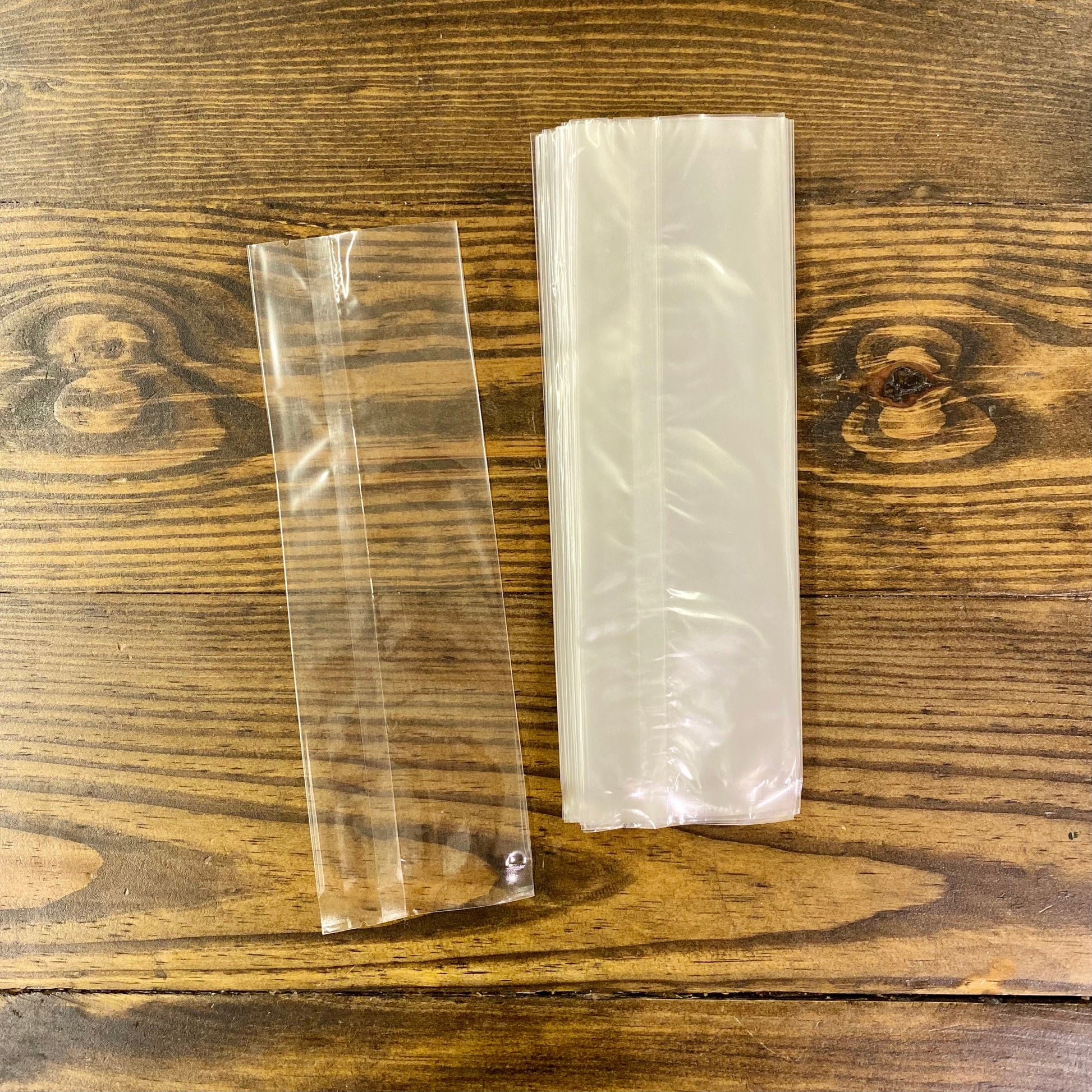 Crystal Clear Heavy Duty Heat Sealable Bags - 4” x 12” - Thick, Food Safe, Notched - Perfect for Packaging Cookies, Crackers, and more