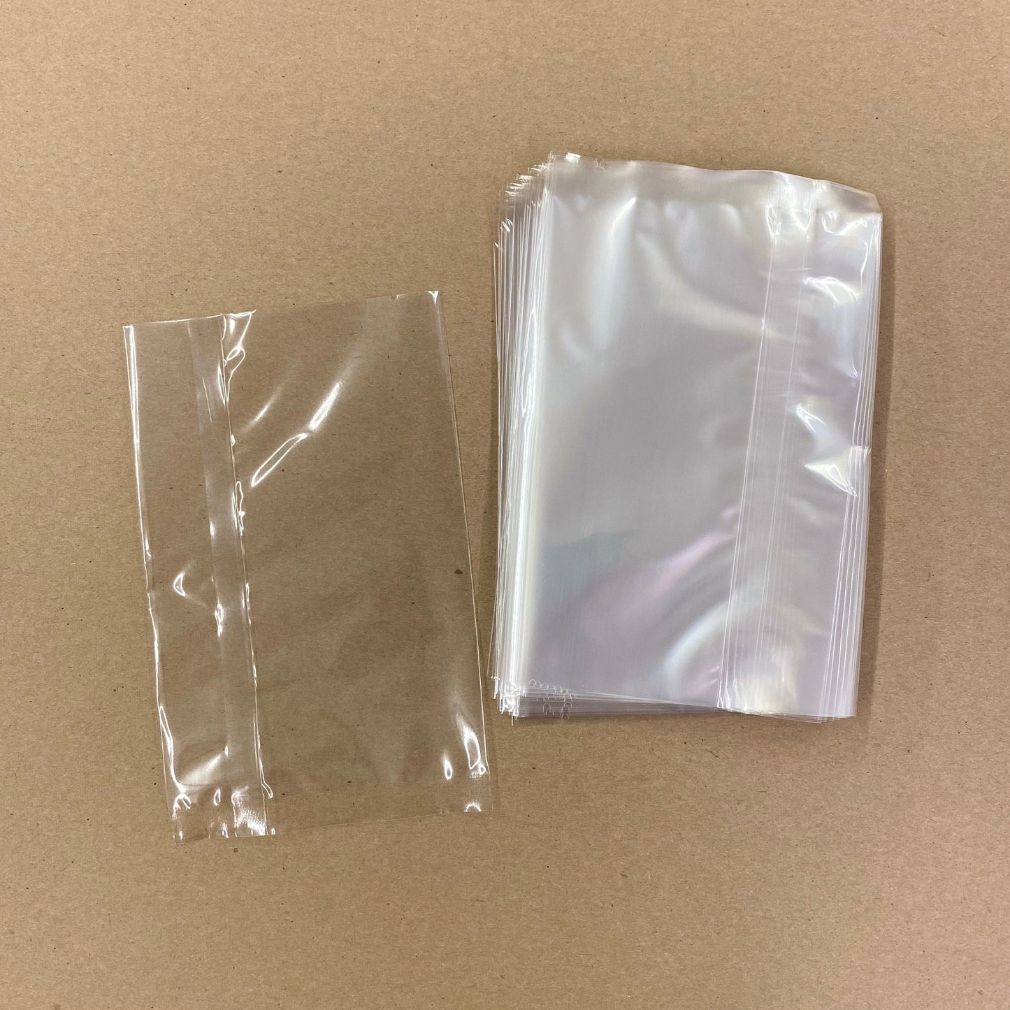 Crystal Clear Heavy Duty Heat Sealable Bags - 4” x 6” - Thick, Food Safe, Notched - Perfect for Packaging Cookies, Treats, Coffee, and more