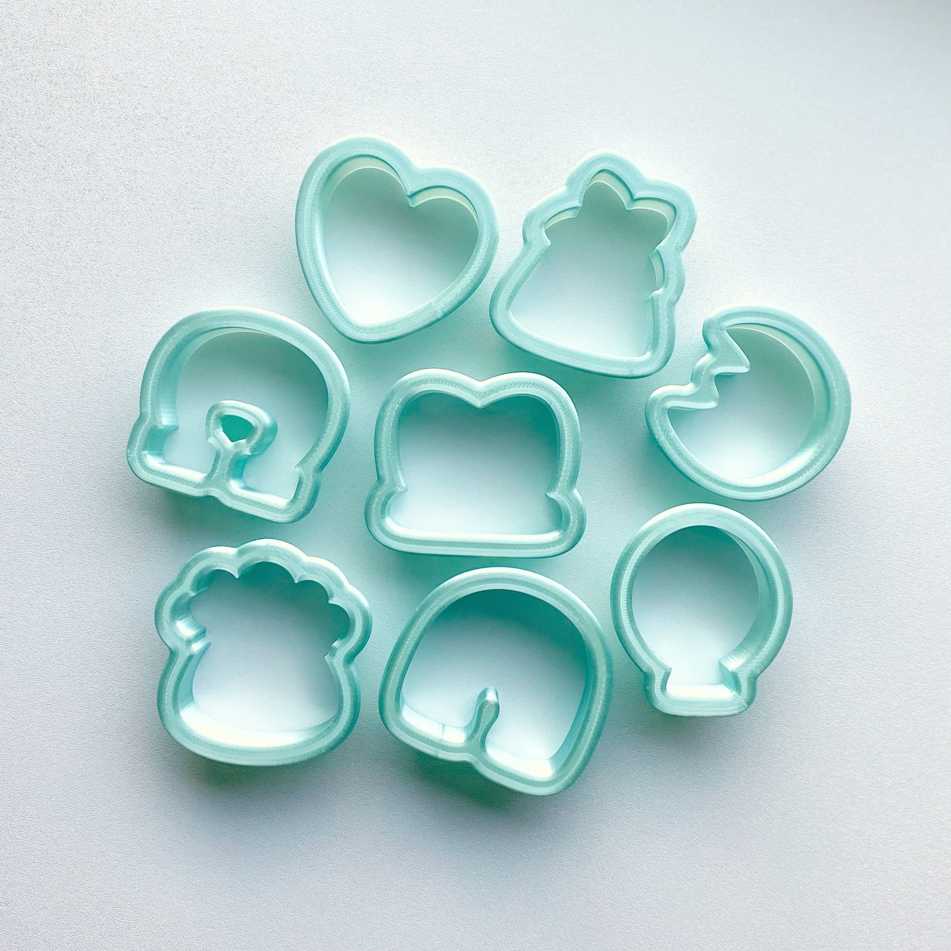 Mini Lucky Charm Cookie Cutters - Set of 8 or Individuals - Size 1.75” to 2” - Perfect for St Patrick’s Day Cookies, Play Dough, and More