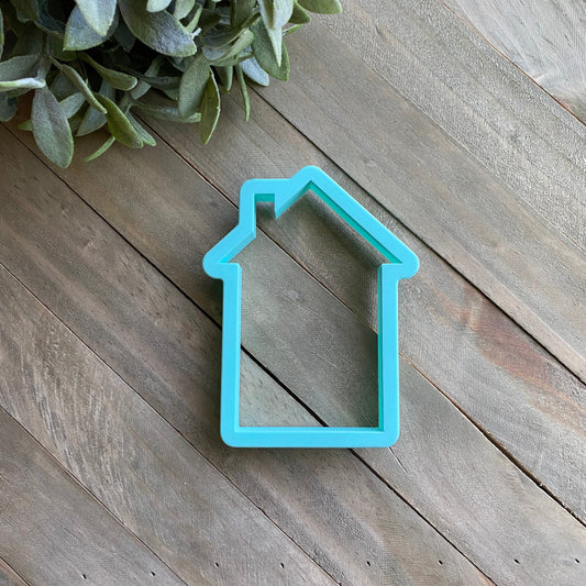 House with Chimney Cookie Cutter - Perfect for Homeowner and Realtor Gift, Housewarming Party - Cutter for Dough and More (#CCK446)