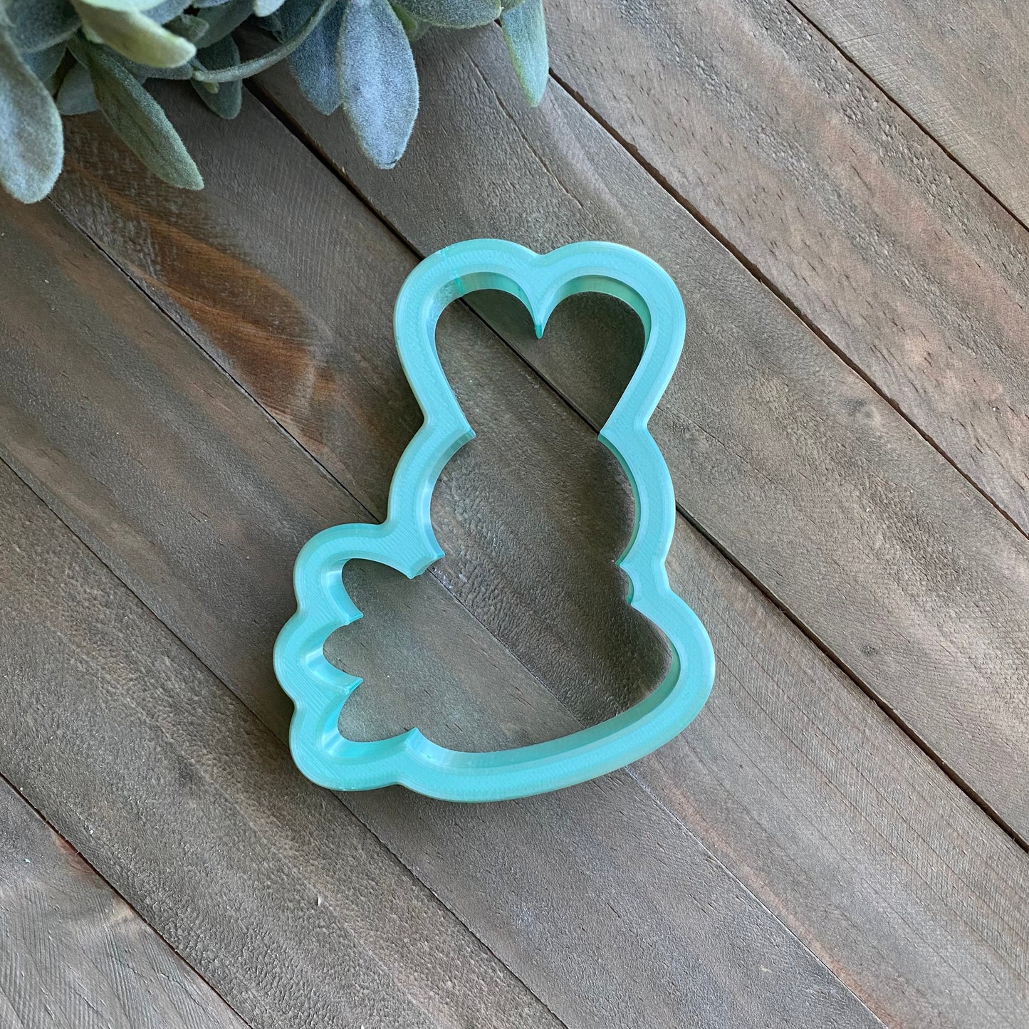 Bunny Holding Carrot Cookie Cutter - Perfect for Easter, Personalized Cookies - Cutter for Dough, Fondant, Clay and More (#CCK331)