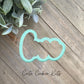 Love Word Plaque Cookie Cutter - Script Lettering - Perfect for Wedding, Anniversary, Holidays - Cutter for Dough, Clay, and More (#CCK501)
