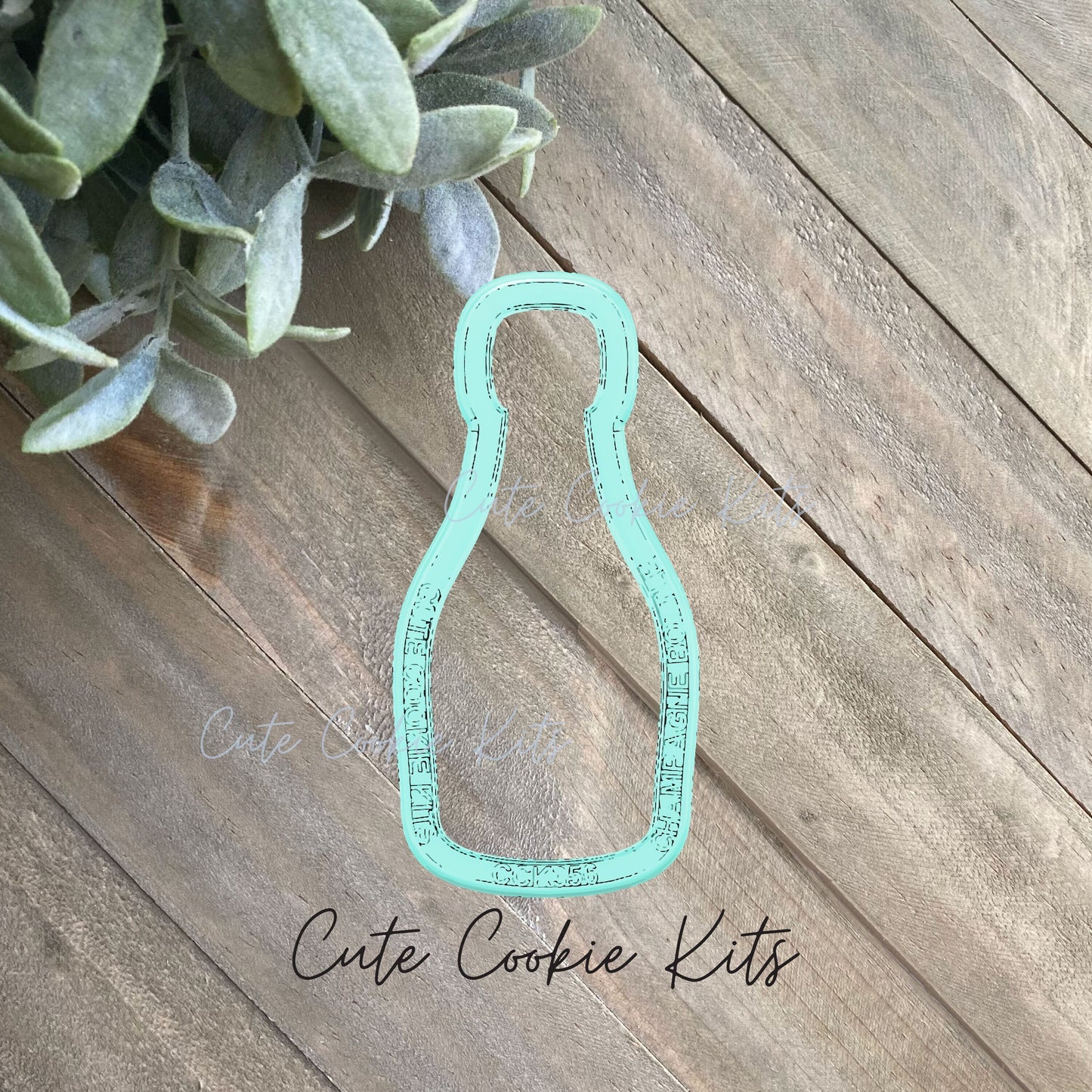 STL File Champagne Bottle Cookie Cutter - 4 inch CCK356 - Instant Download for 3D Printing at Home - Personal Use Only, Do Not Resell/Share