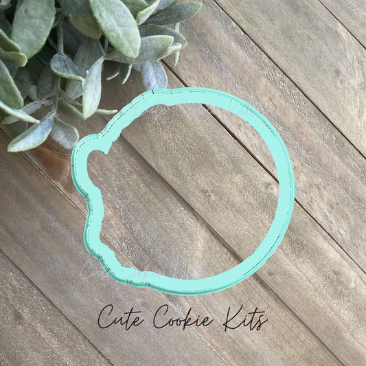 STL File Dana Wreath Circle Cookie Cutter - 3.5in CCK215 - Instant Download for 3D Printing at Home - Personal Use Only, Do Not Resell/Share