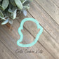 Happy Ghost Cookie Cutter - Perfect for Halloween, Dia de los Muertos - Cutter for Cookies, Play Dough, Clay, and more (#CCK388)