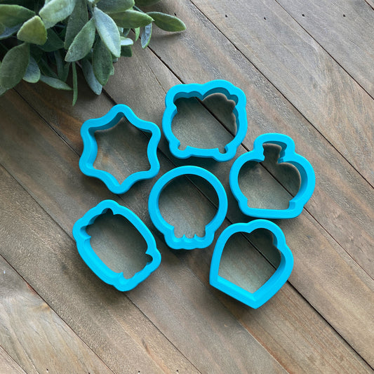 Halloween Cuties Cookie Cutters - Set of 6 or Individuals - Various Sizes, Micro 1” to Standard 3.5”