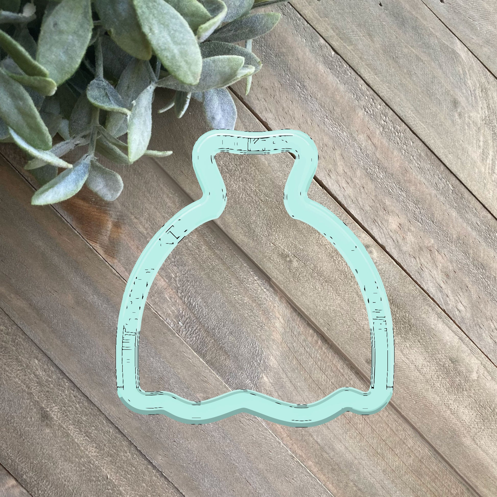 Princess Ballgown Cookie Cutter - Perfect for Homecoming, Wedding, Fairytale Theme - Cutter for Dough, Fondant, Clay, and More (#CCK738)