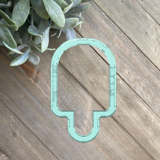 Chunky Popsicle Cookie Cutter - Perfect for Summer, Pool Party, Ice Cream Theme - Cutter for Dough, Fondant, Clay, and More (#CCK736)