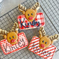 Moose/Reindeer Plaque Cookie Cutter - Perfect for Christmas, Outdoors, Nature Cookies - Cutter for Dough, Fondant, Clay, and More (#CCK744)