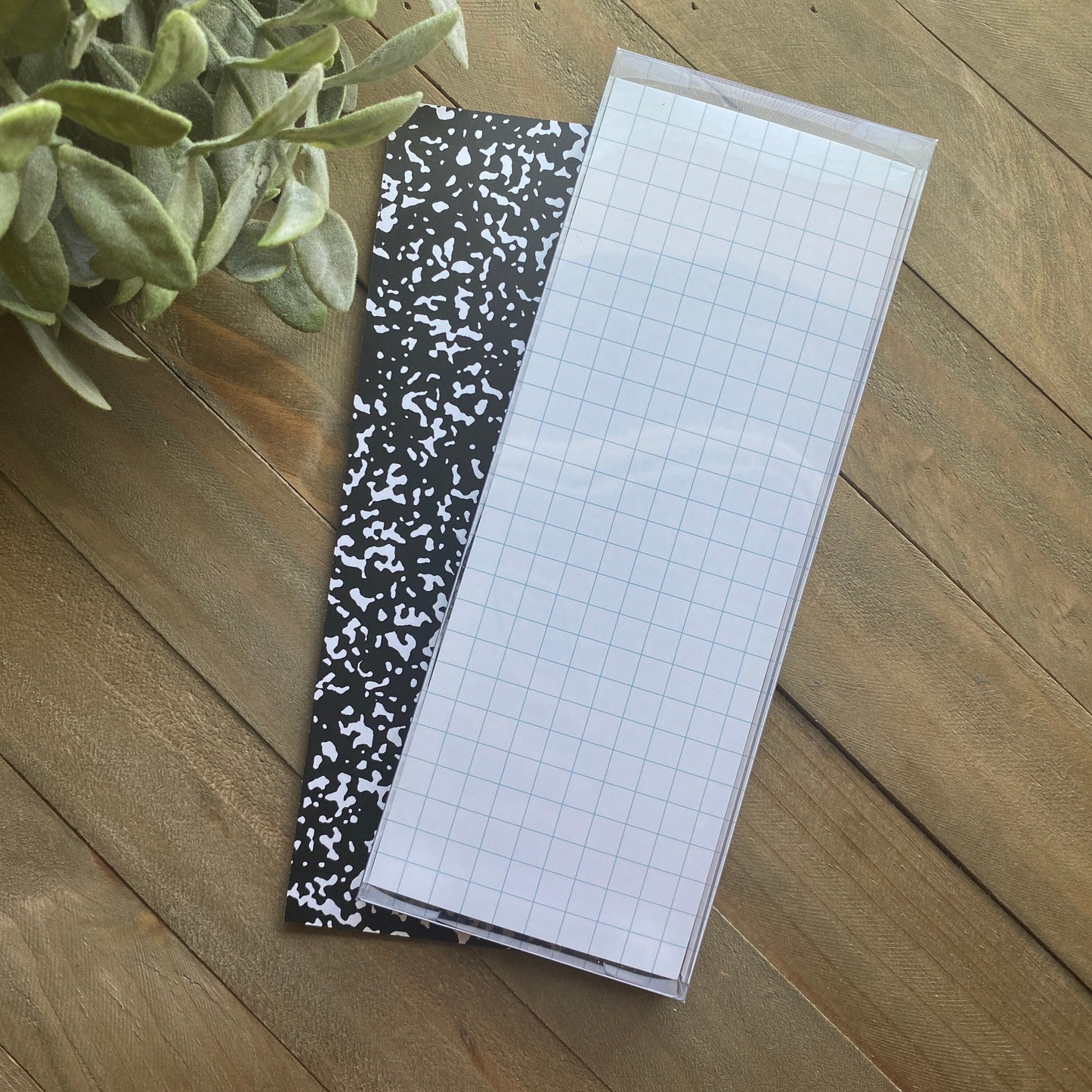 Composition Pattern and Grid - 3” x 8” Set of 25 - Double Sided Box Backer - Food Safe, Grease Resistant - Perfect for Back to School