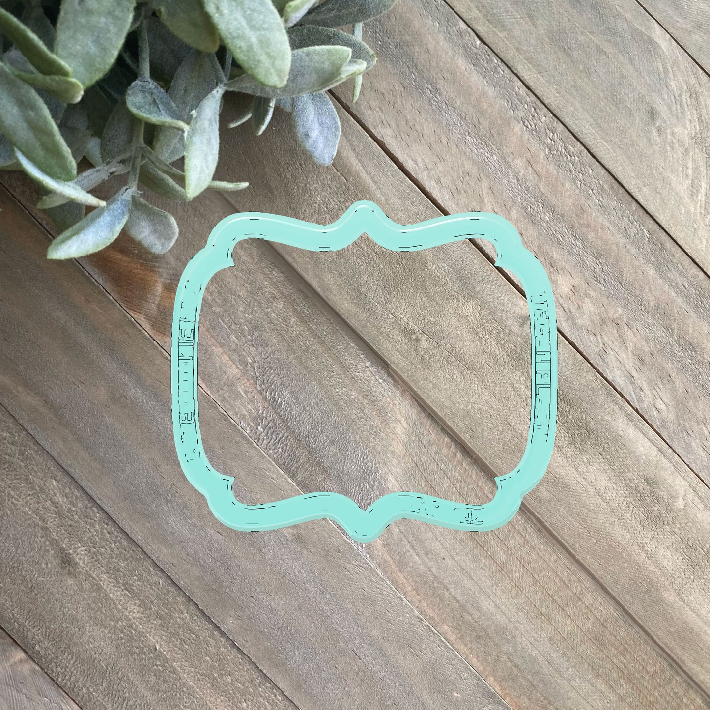 Megan Plaque Cookie Cutter - Versatile Shape - Perfect for Baby Shower, Wedding, Birthday - Cutter for Dough, Fondant and More (CCK242)