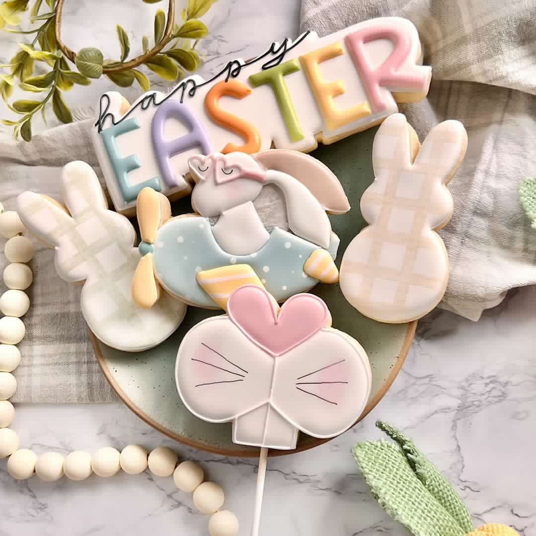 Adorable Marshmallow Bunny Cookie Cutter - Perfect for Easter and Bunny Sets - Cutter for Cookies, Clay, Dough, Fondant, and More (#CCK476)