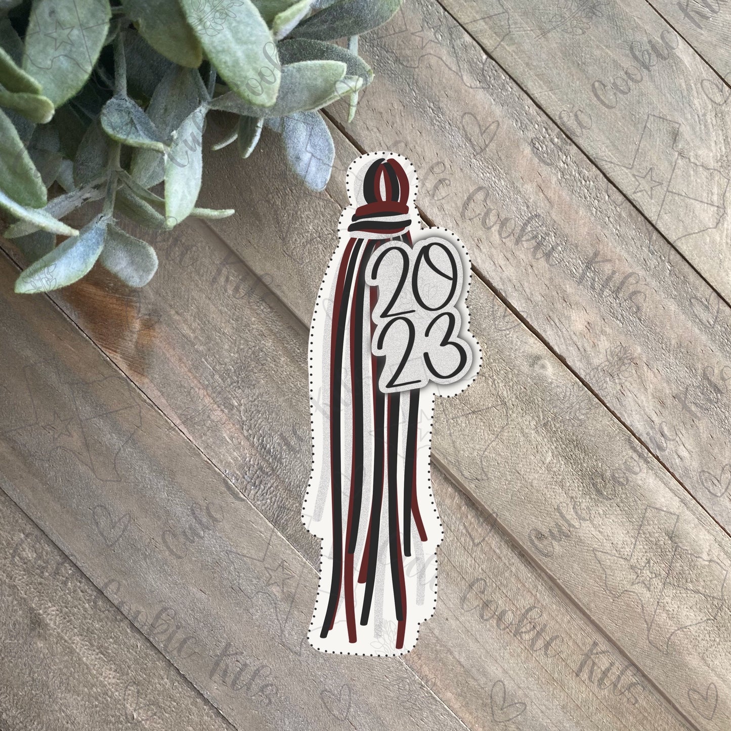 2023 Graduation Tassel Cookie Cutter - Perfect for Senior Graduation, High School, College - Cutter for Dough, Clay, and More