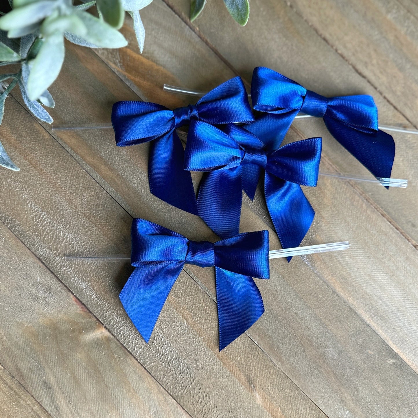 Multi Pack Pre-Tied Bows - Perfect for 4th of July Cookie Packaging - Bows with Twist Tie Closure for Gifting and Small Business Packaging