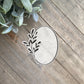 Sarah Oval Plaque Cookie Cutter - Perfect for Wedding, Anniversary, Birthday Sets - Cutter for Dough, Fondant, Clay, and More (CCK246)