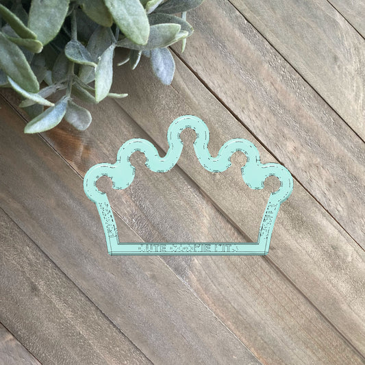 Royal Crown Cookie Cutter - Perfect for Princess Tiara, King Crown, Wedding, Fairytale Theme - Cutter for Dough, Fondant, and More (CCK491)