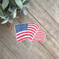 Waving Flag Cookie Cutter - Perfect for Military, Patriotic, America, 4th of July Theme - Cutter for Dough, Clay, and More (#CCK815)