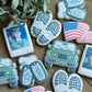Boot Prints Cookie Cutter - Perfect for Military, Boot Camp, Explorer, Outdoors Theme - Cutter for Dough, Clay, and More (#CCK816)